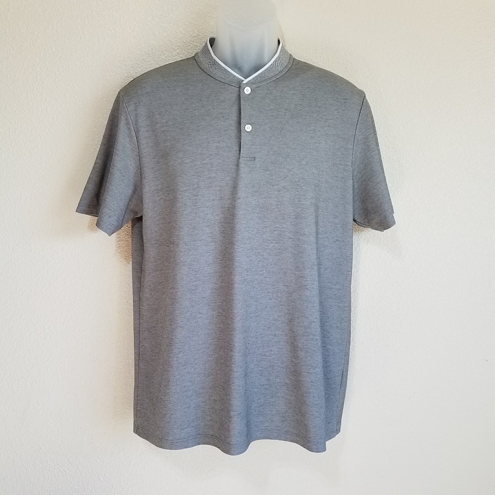 THEORY Short-Sleeve Henley Shirt